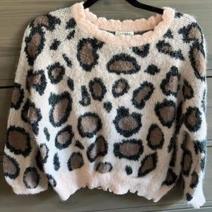 Umgee Leopard Print Sweater